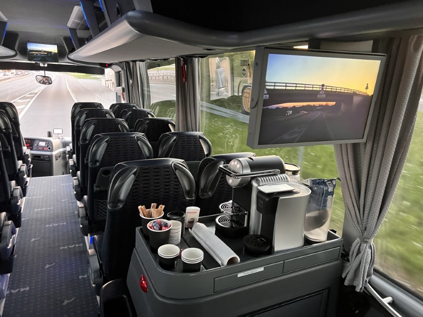 Bistroanlage Nespresso Kaffe & Tee im MAN Reisebus